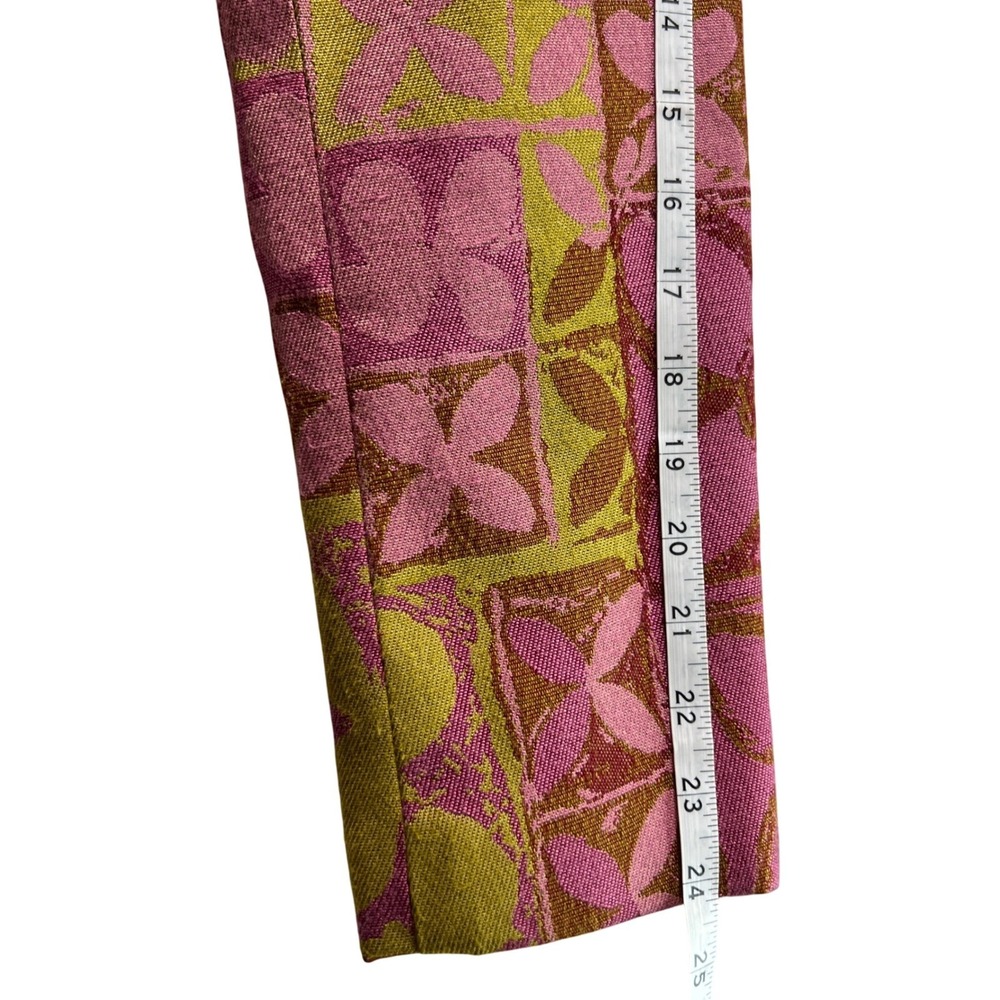 Vintage Y2K Psychedelic Floral Blazer‎ 90s Mod Retro Pink Green Statement Jacket - Picture 6 of 12